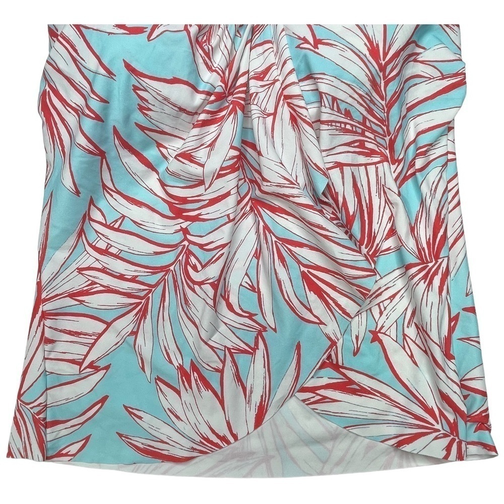 Vince Camuto Coastal Blue Draped Womens Tankini Swim Top Size XS - Picture 6 of 10